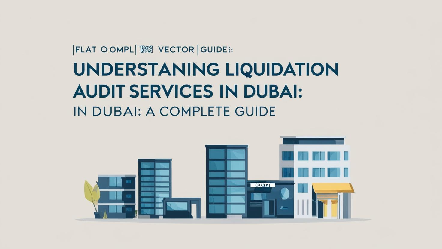 Understanding Liquidation Audit Services in Dubai: A Complete Guide